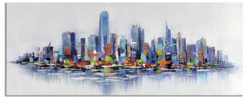 skyline modern schilderij