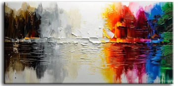 Abstract schilderij