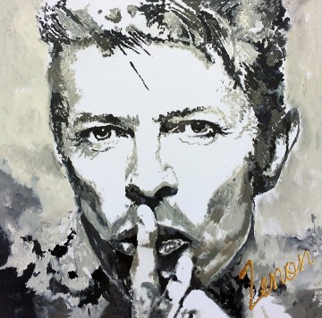 DAVID BOWIE SCHILDERIJ