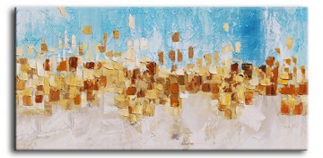 abstract schilderij goud