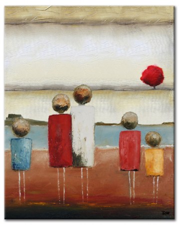 Schilderij abstract figuratief