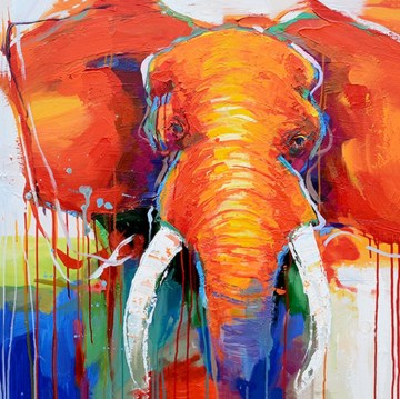 Olifant schilderij